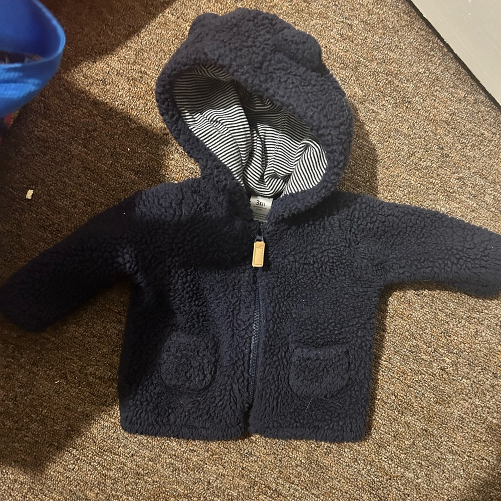 Blue Fuzzy Jacket